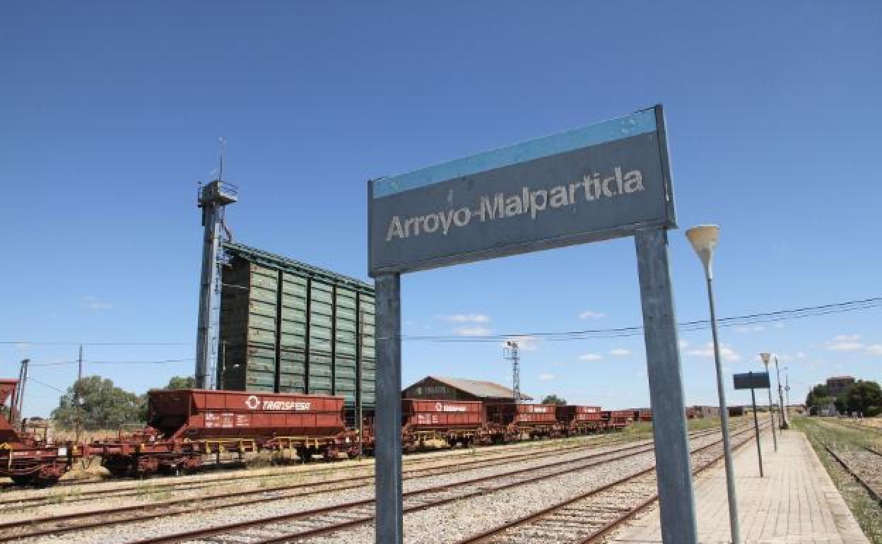 Estación de Arroyo-Malpartida. 