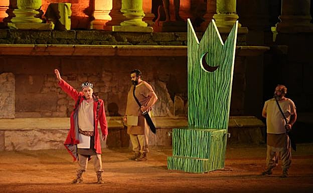 Uno de los momentos de la obra. 