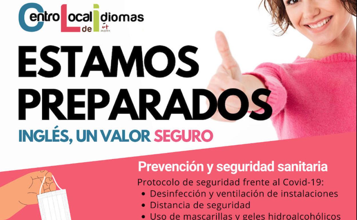 AUPEX inaugurará el nuevo curso de inglés del Centro Local de Idiomas con un plan anti-covid