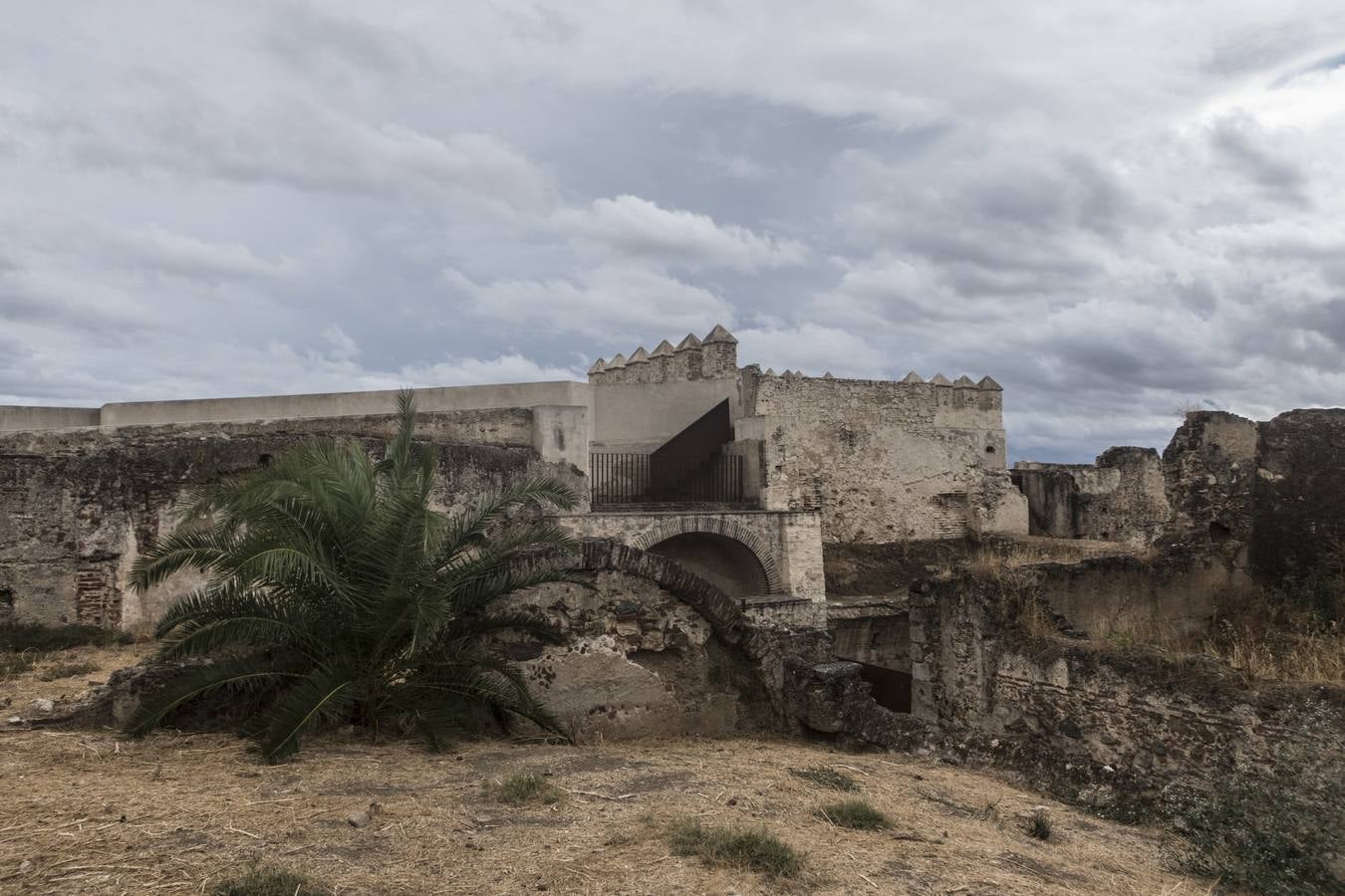 Uno de los yacimientos de la Alcazaba de Badajoz.