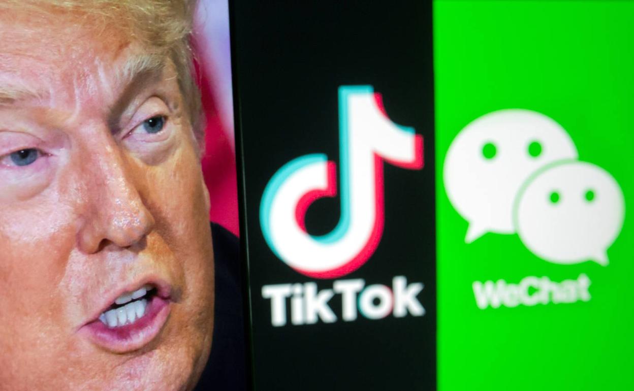 EE UU prohíbe las descargas de TikTok y bloquea WeChat