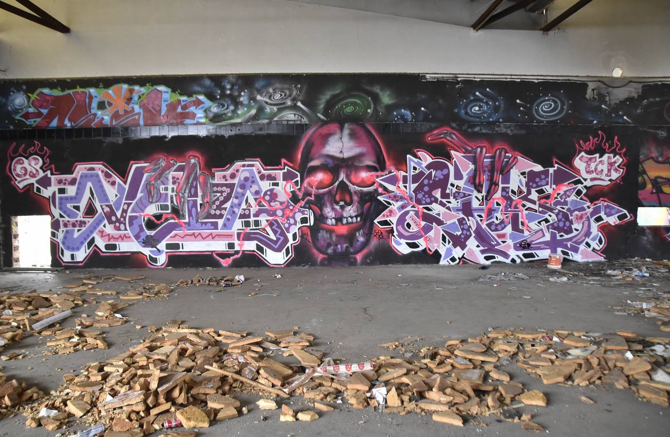 Vista general del antiguo matadero municipal de Badajoz