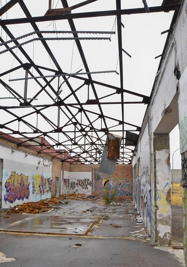 Vista general del antiguo matadero municipal de Badajoz