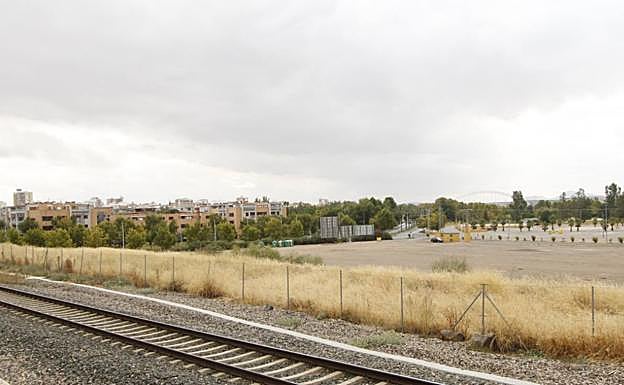 Ubicación del parking de caravanas.