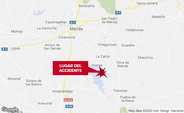 Lugar del accidente.