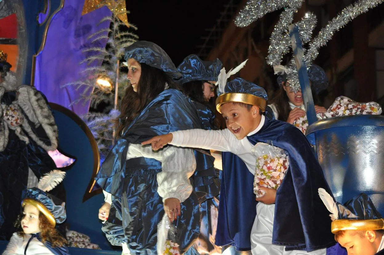 Momento de la cabalgata de Reyes en años anteriores. 