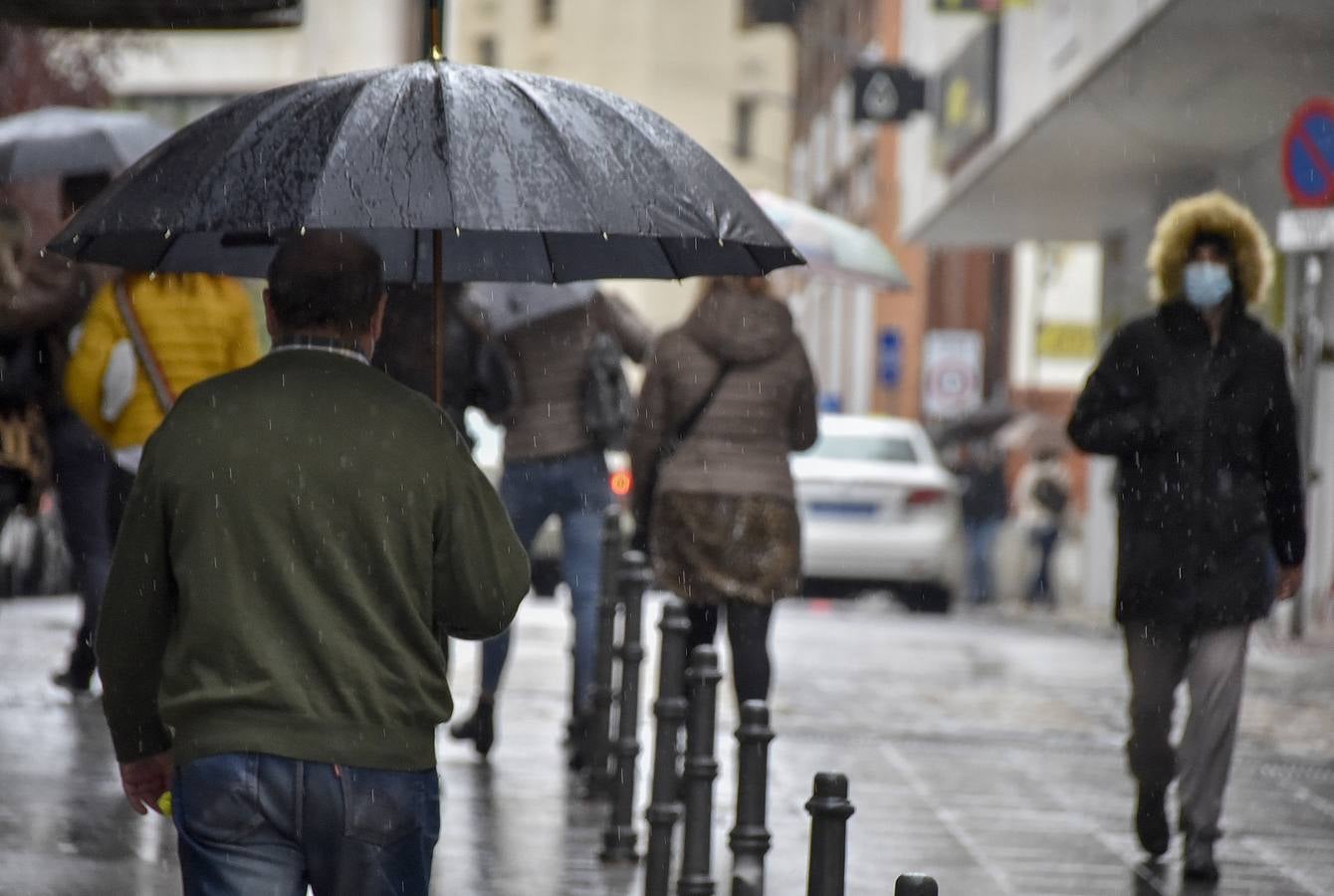 Lluvia en Badajoz