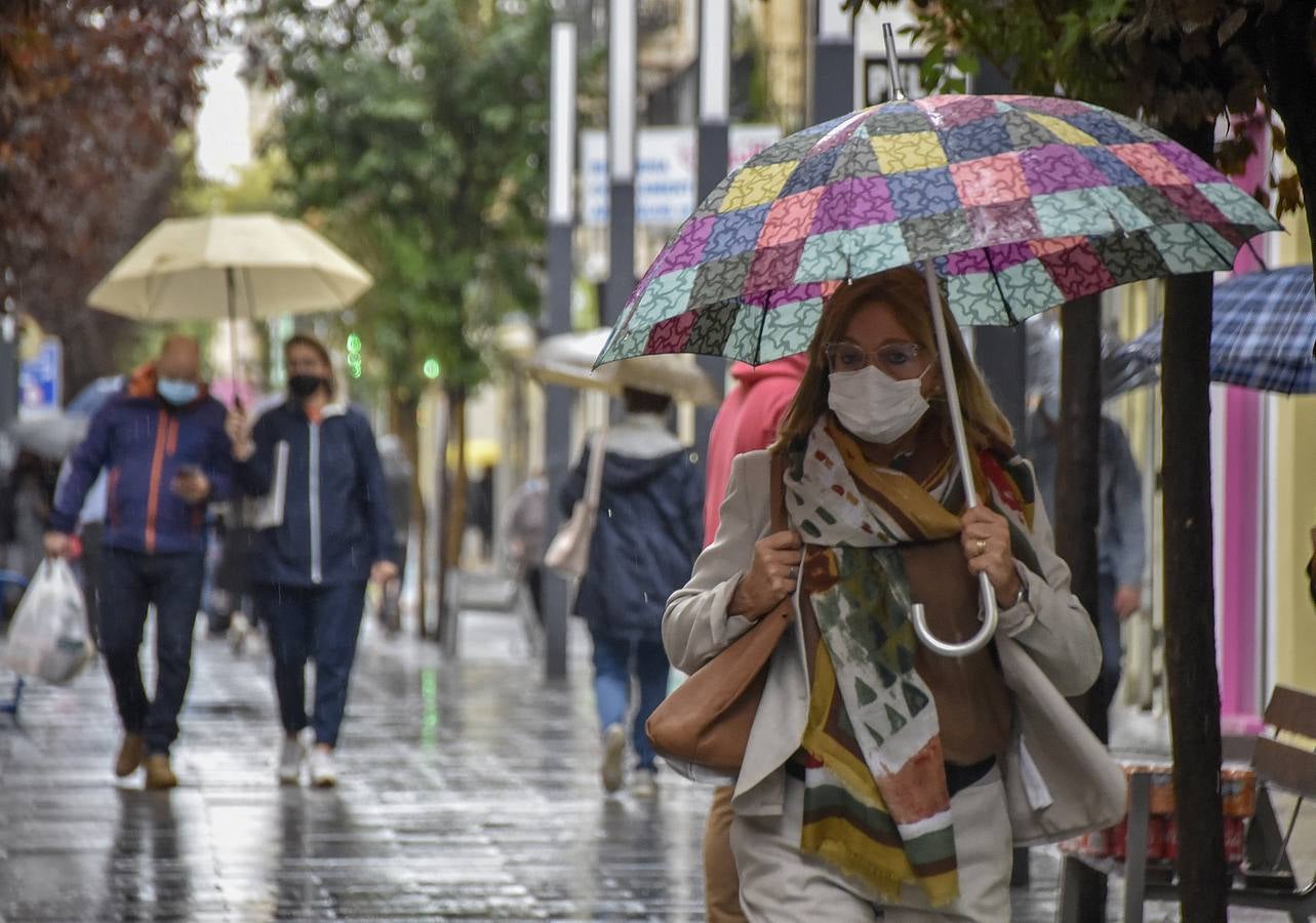 Lluvia en Badajoz