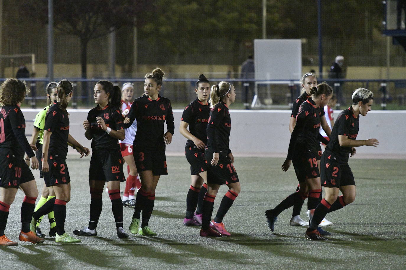 Fotos: La clase de la Real puede con la ilusión del Santa Teresa (0-4)