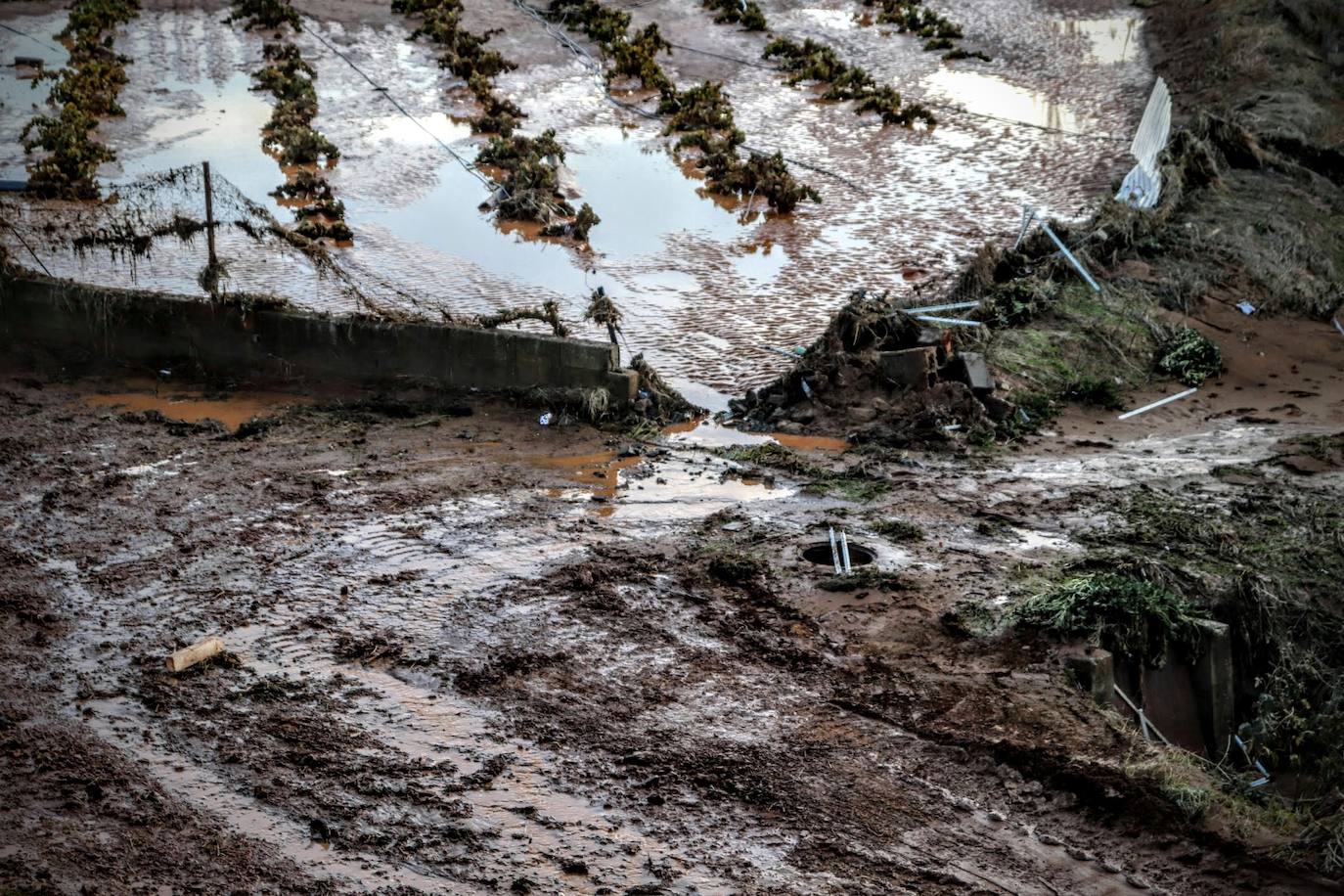 Desborde del arroyo de Valdemedel en Ribera del Fresno