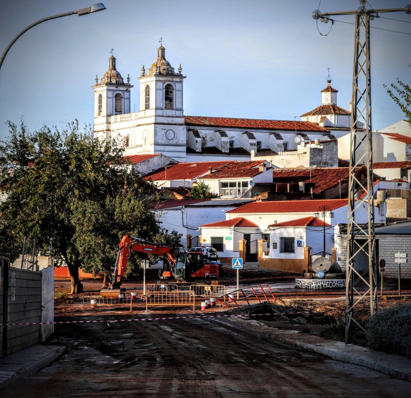 Desborde del arroyo de Valdemedel en Ribera del Fresno