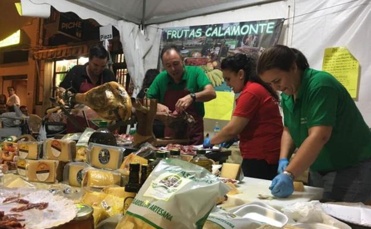 Uno de los muchos expositores que participaron en la Feria de Comercio de 2018