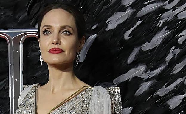 Angelina Jolie, en una premiere.