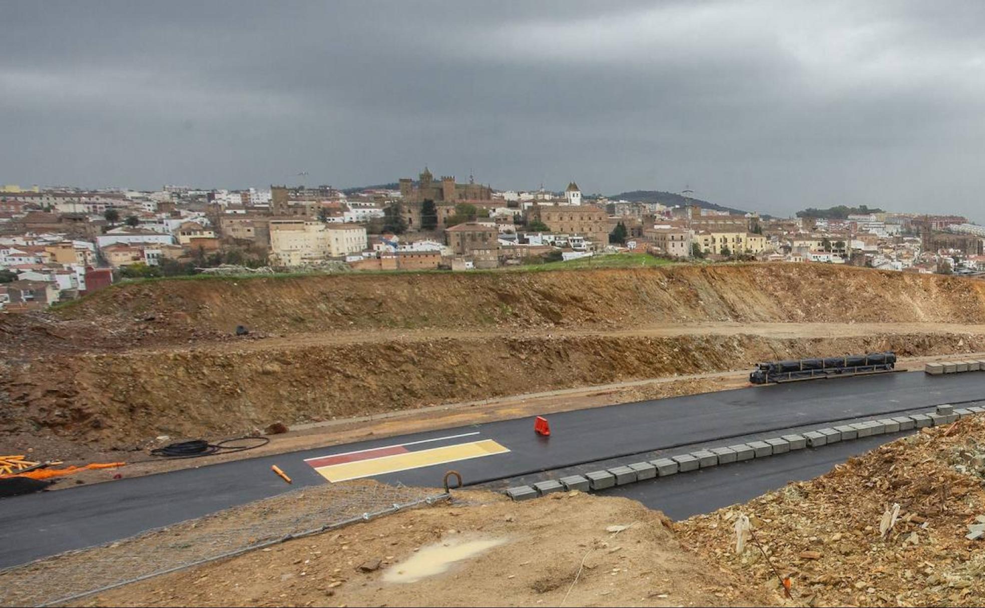 Vistas desde el nuevo mirador de la Ronda Sureste.