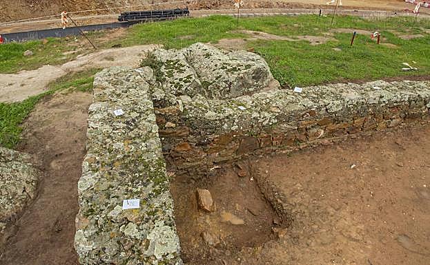 Se conservan restos de una garita de la Guerra Civill