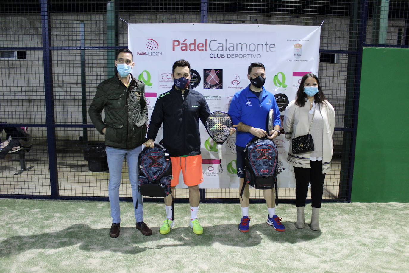 León Fariña y Natalio Caballero quedaron subcampeones de la categoría Master