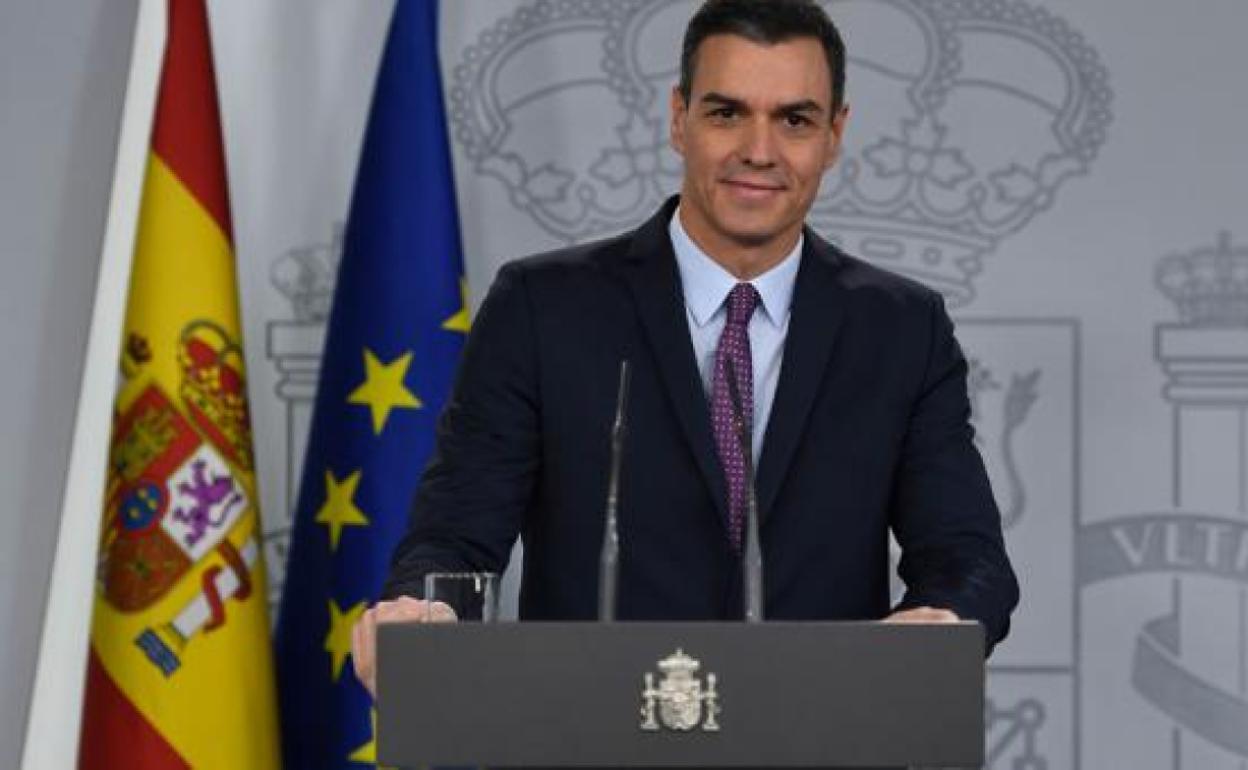 Pedro Sánchez, presidente del Gobierno. 