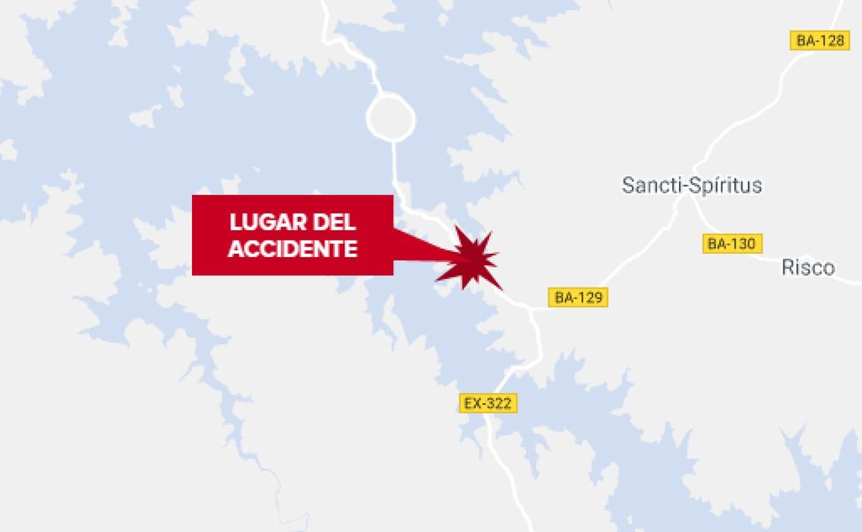 Muere un motorista de 52 años en un accidente cerca de Sancti-Spíritus