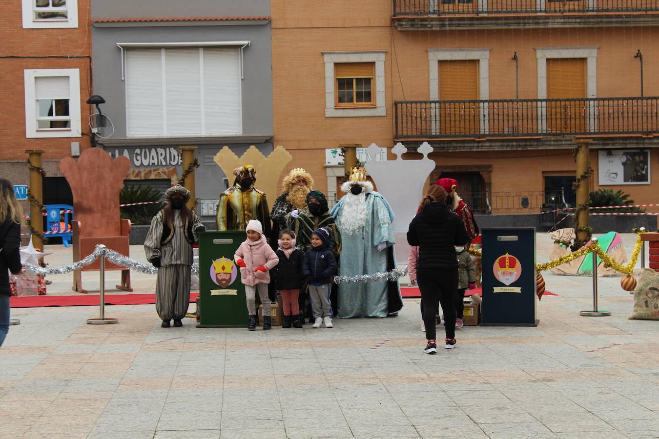 A veces, si no había mucha gente, los Reyes se acercaban para hacerse una foto