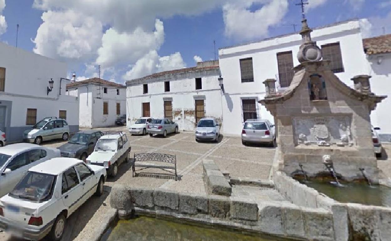 Vista de la Plaza de la Fontanilla hacia la calle Eugenio Hermoso