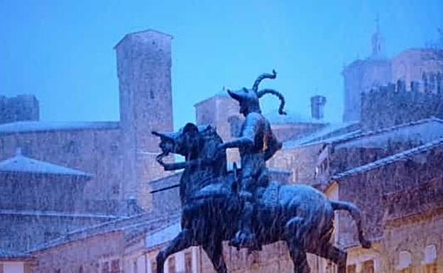 Nieve en Trujillo.