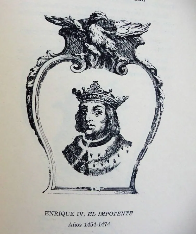 Retrato de Enrique IV, 'El impotente'.