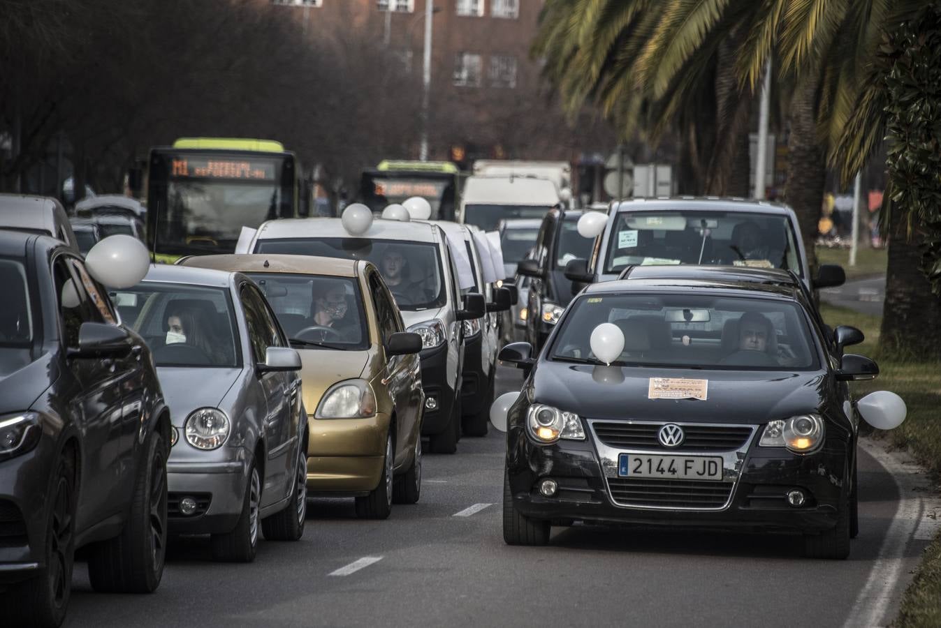 Protestas de comerciantes en Badajoz