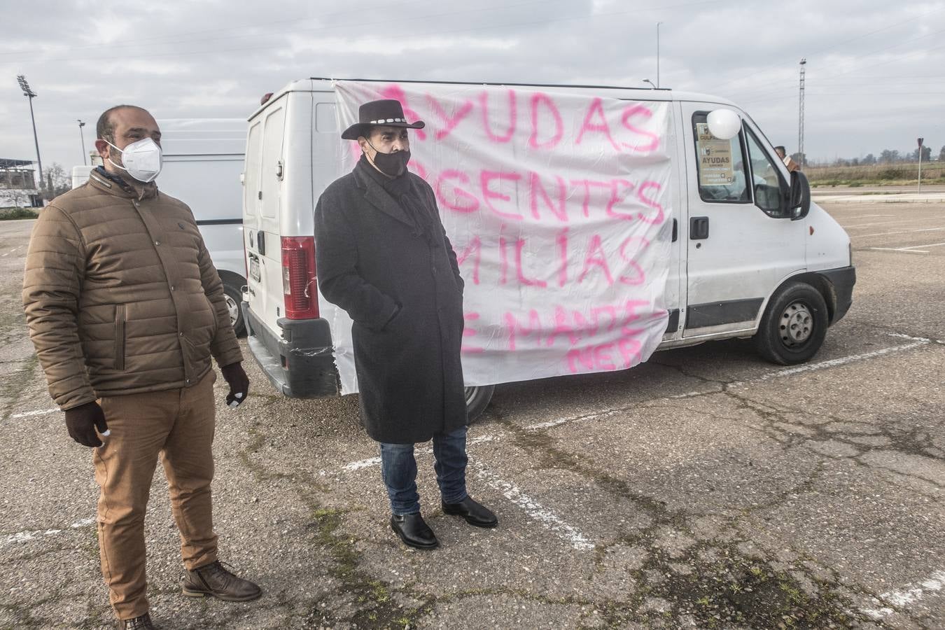 Protestas de comerciantes en Badajoz
