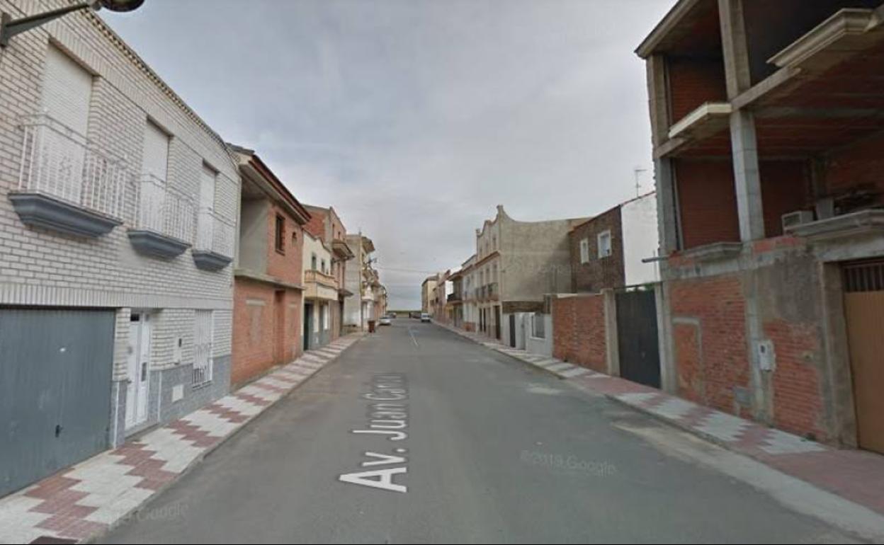 Avenida Juan Carlos donde está situada la vivienda