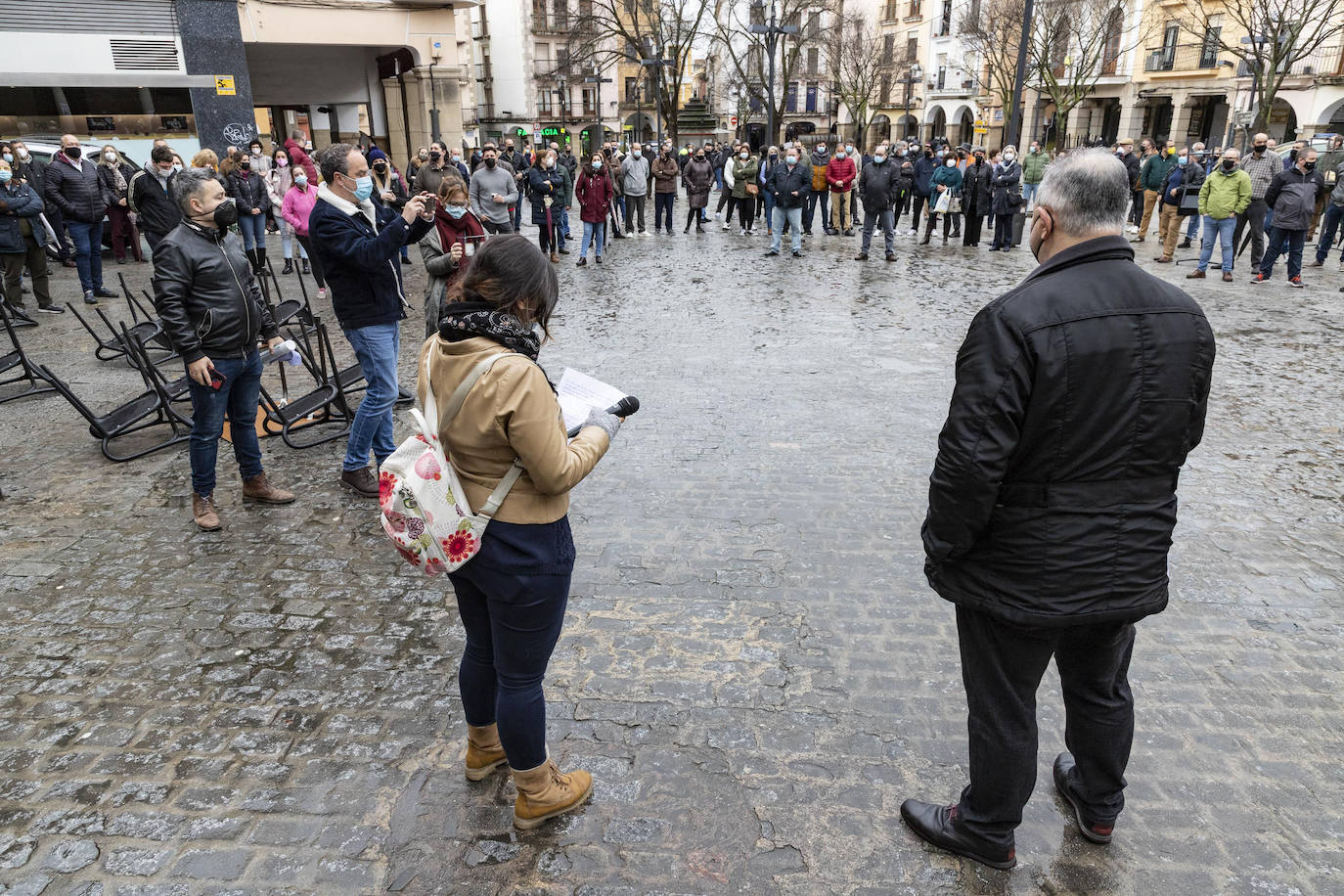 Protesta en Plasencia