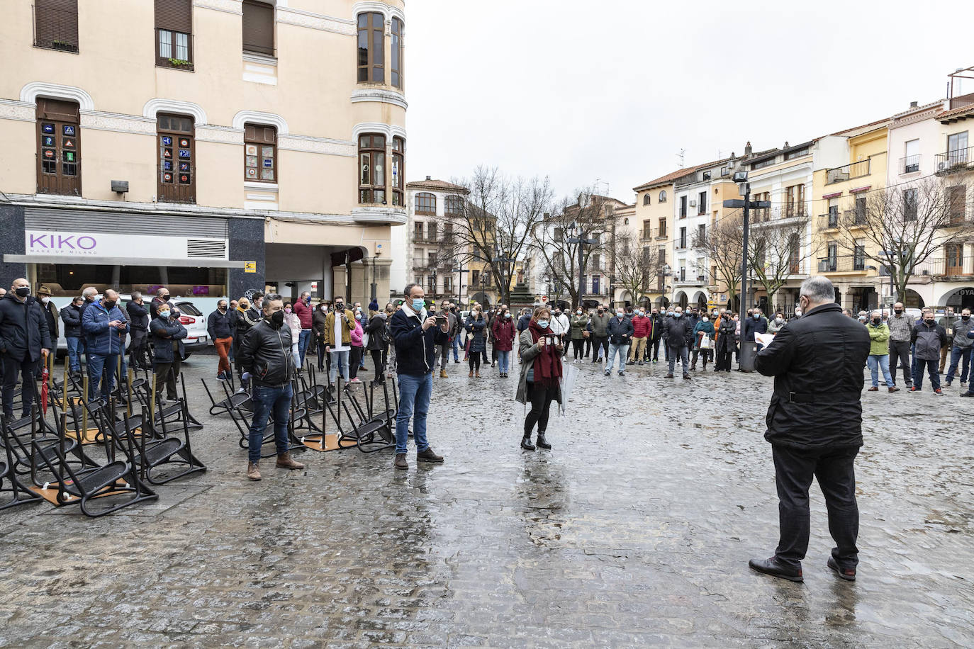 Protesta en Plasencia