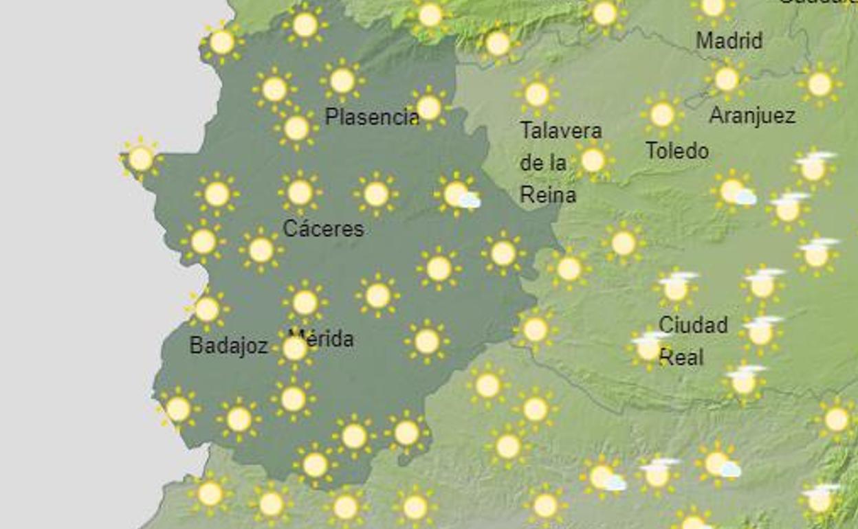 Temperaturas primaverales para el fin de semana en Extremadura