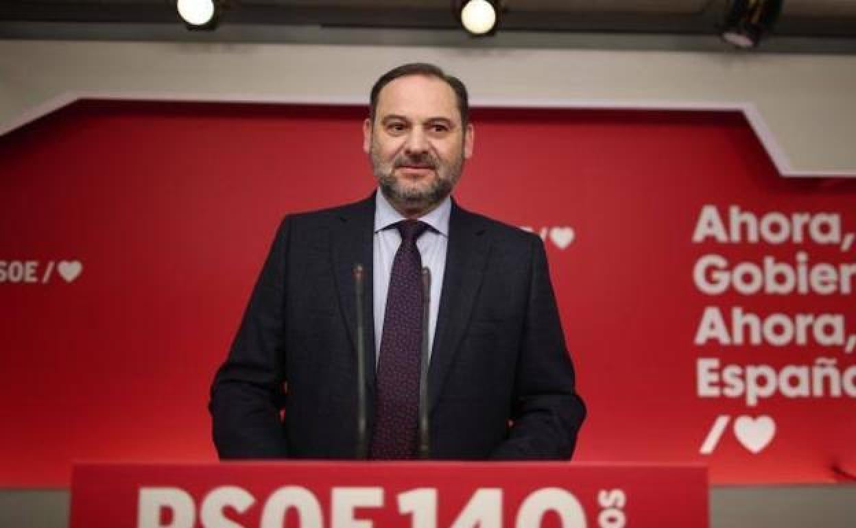 El ministro de Transportes y secretario de Organización del PSOE, José Luis Ábalos