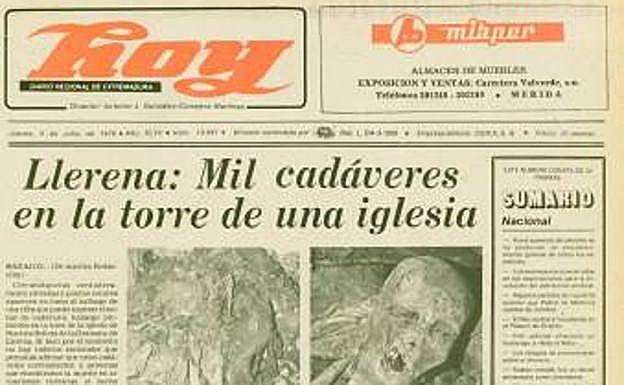 La portada de 1979 que contó el hallazgo.