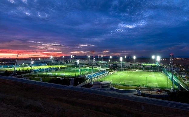 Imagen aérea de la Ciudad Deportiva del Real Madrid en Valdebebas. 