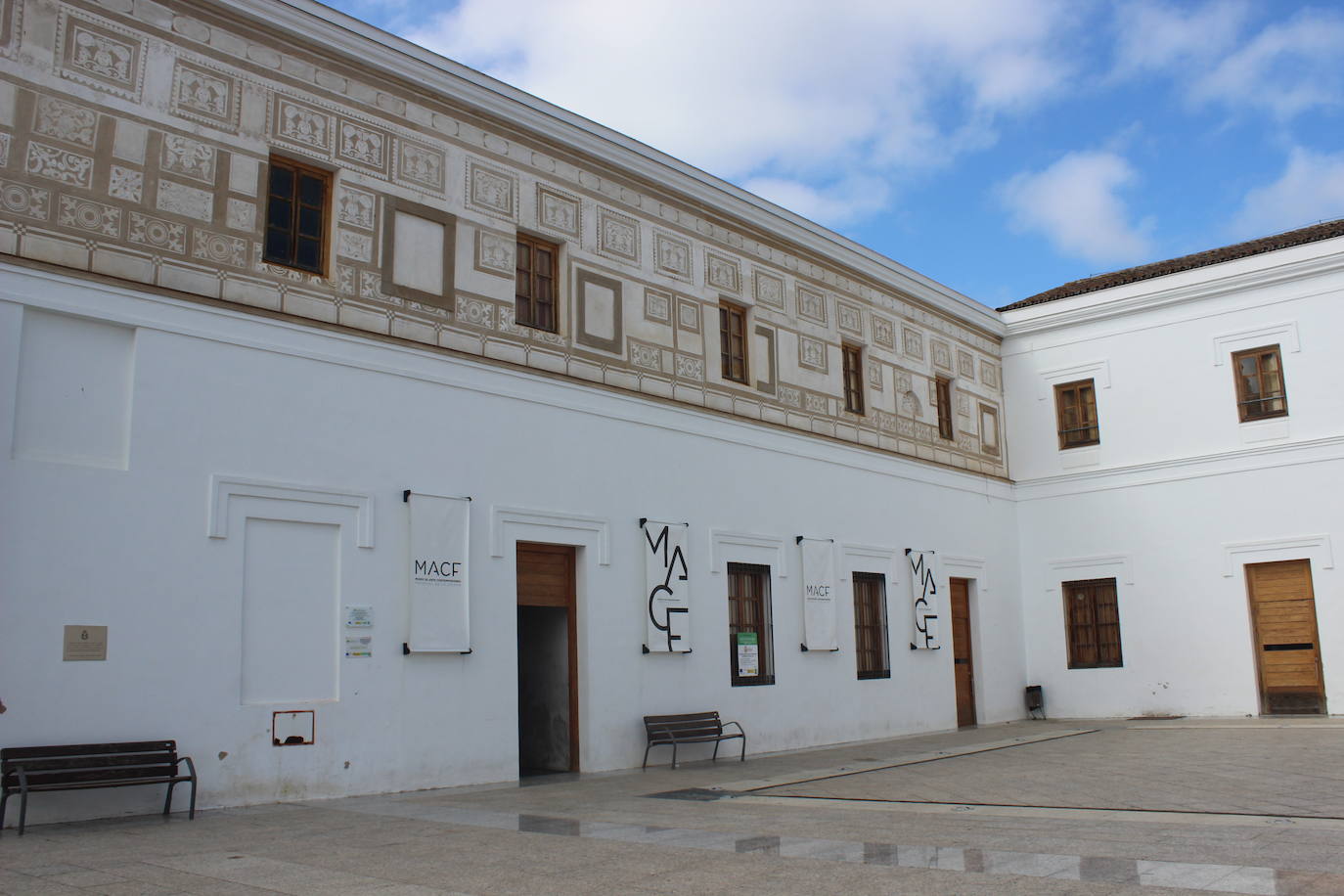 Obras recogidas en el interior del Museo de Arte Contemporáneo de Fregenal