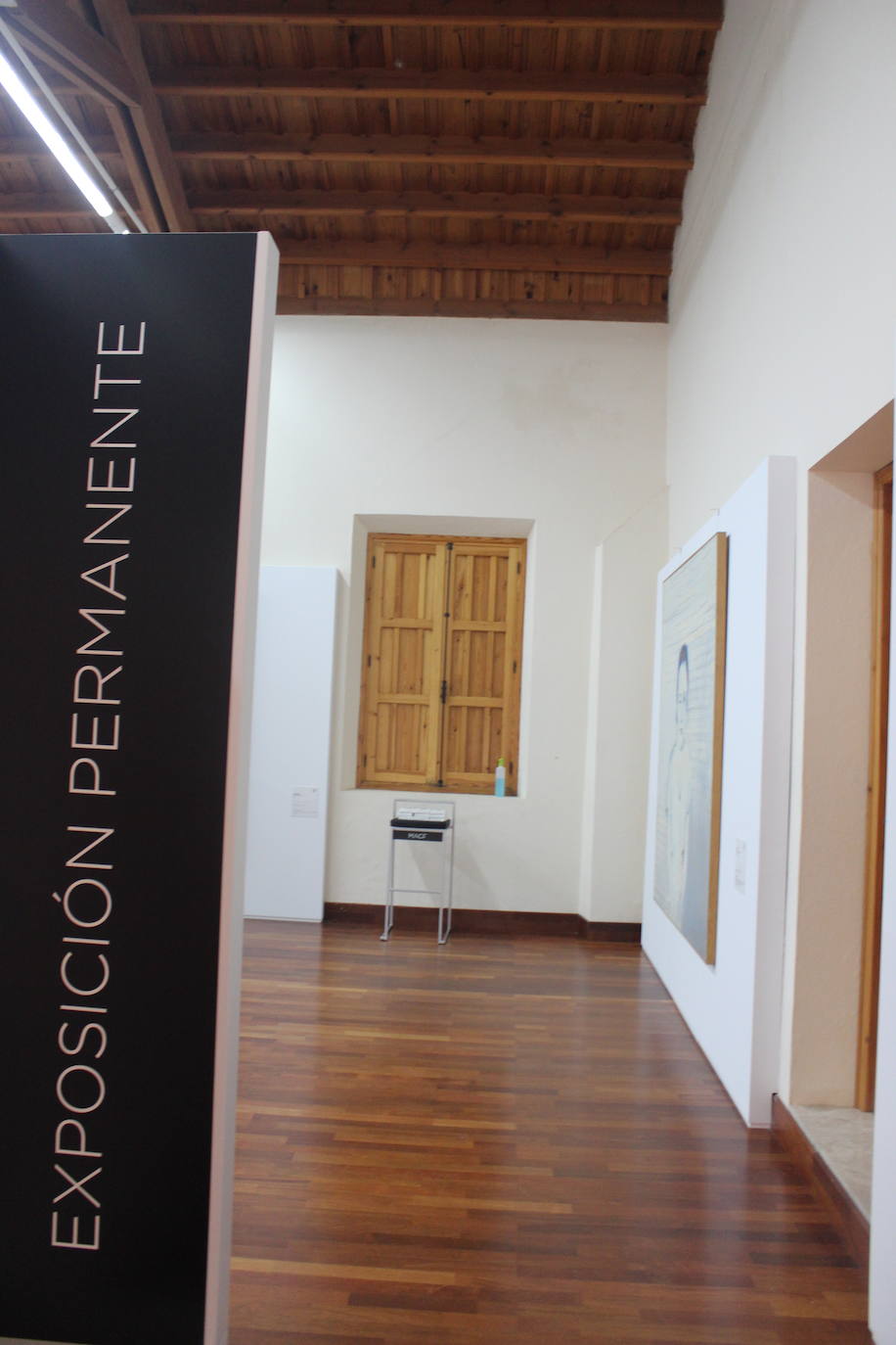 Obras recogidas en el interior del Museo de Arte Contemporáneo de Fregenal