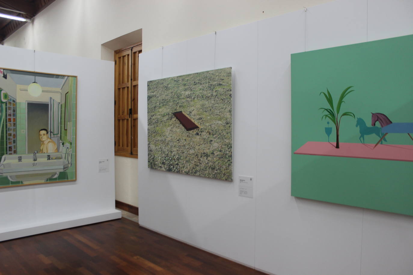 Obras recogidas en el interior del Museo de Arte Contemporáneo de Fregenal