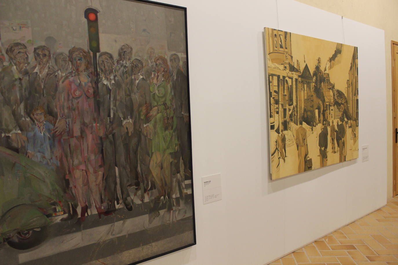 Obras recogidas en el interior del Museo de Arte Contemporáneo de Fregenal