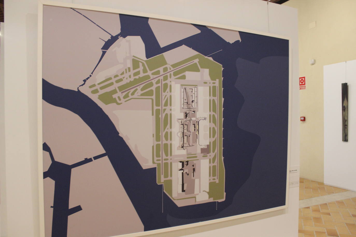 Obras recogidas en el interior del Museo de Arte Contemporáneo de Fregenal