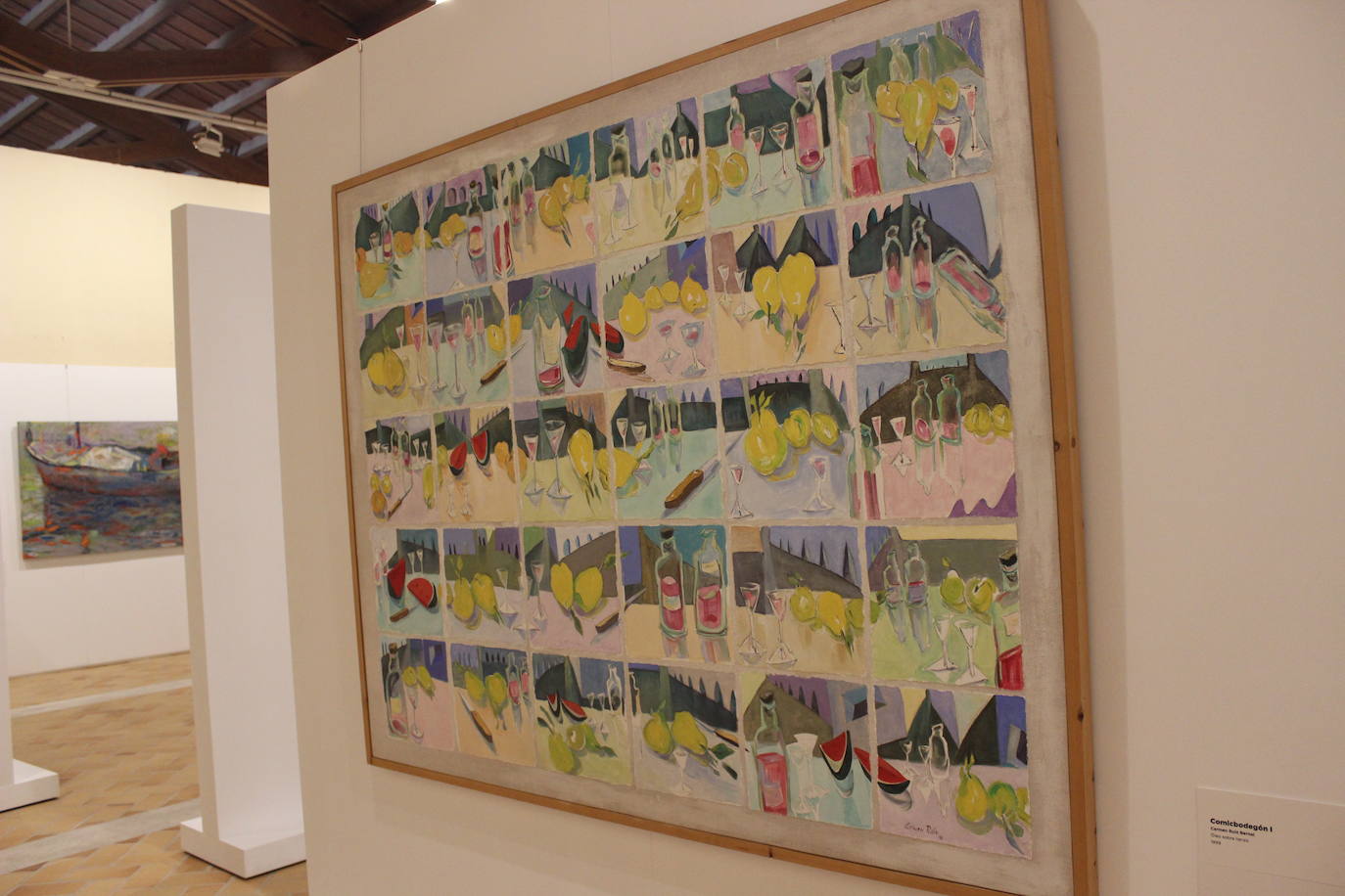 Obras recogidas en el interior del Museo de Arte Contemporáneo de Fregenal