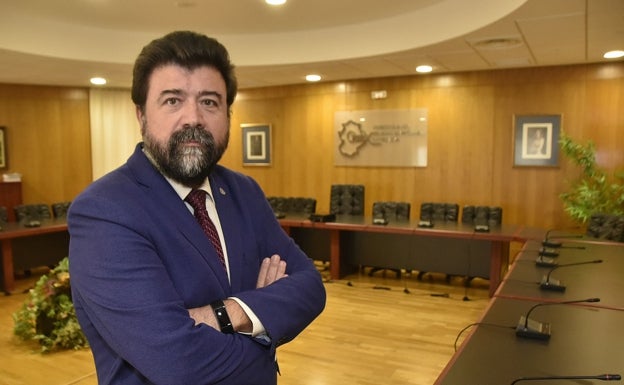 Javier Peinado, presidente de la Creex. 