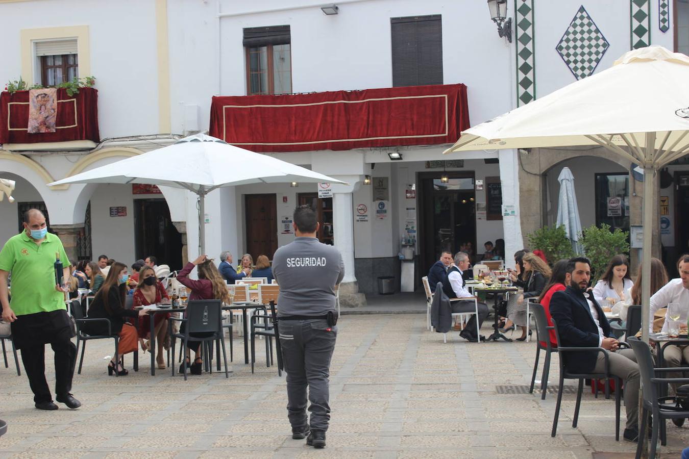 Vigilancia el Domingo de Milagros en el Paseo de la Constitución