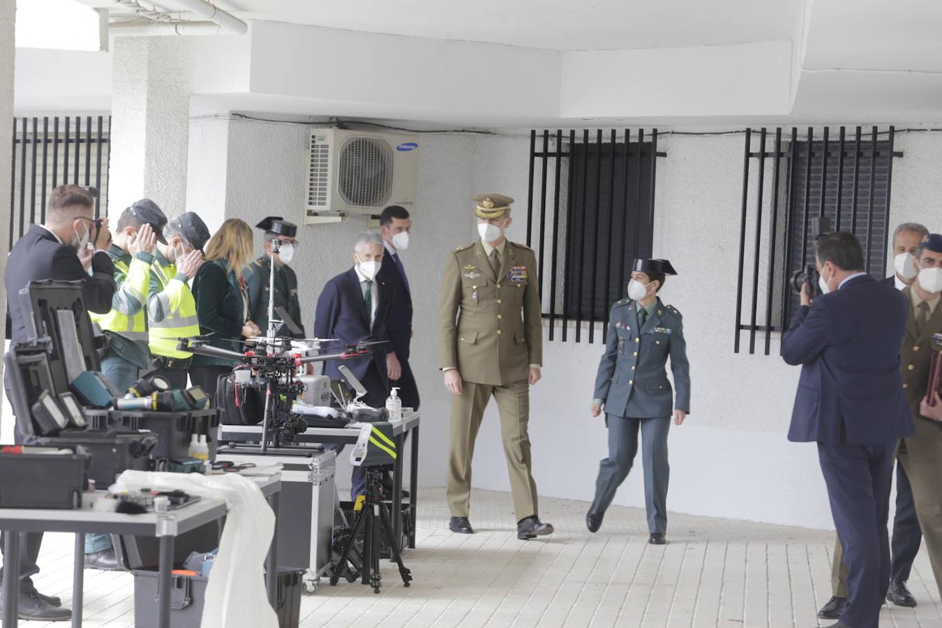 Fotos: Visita de Felipe VI a Valencia de Alcántara