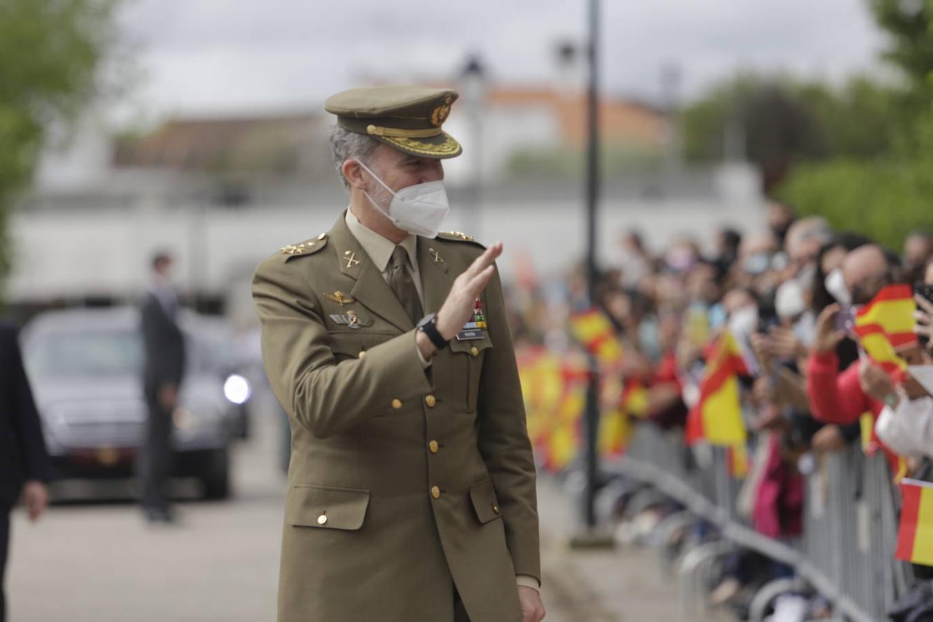 Fotos: Visita de Felipe VI a Valencia de Alcántara