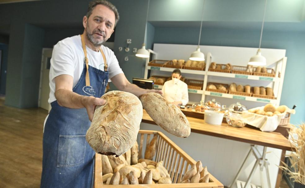 Eugenio Garrido, de PanContigo, asegura que la mejor receta para un buen pan es harina de calidad, agua y tiempo.