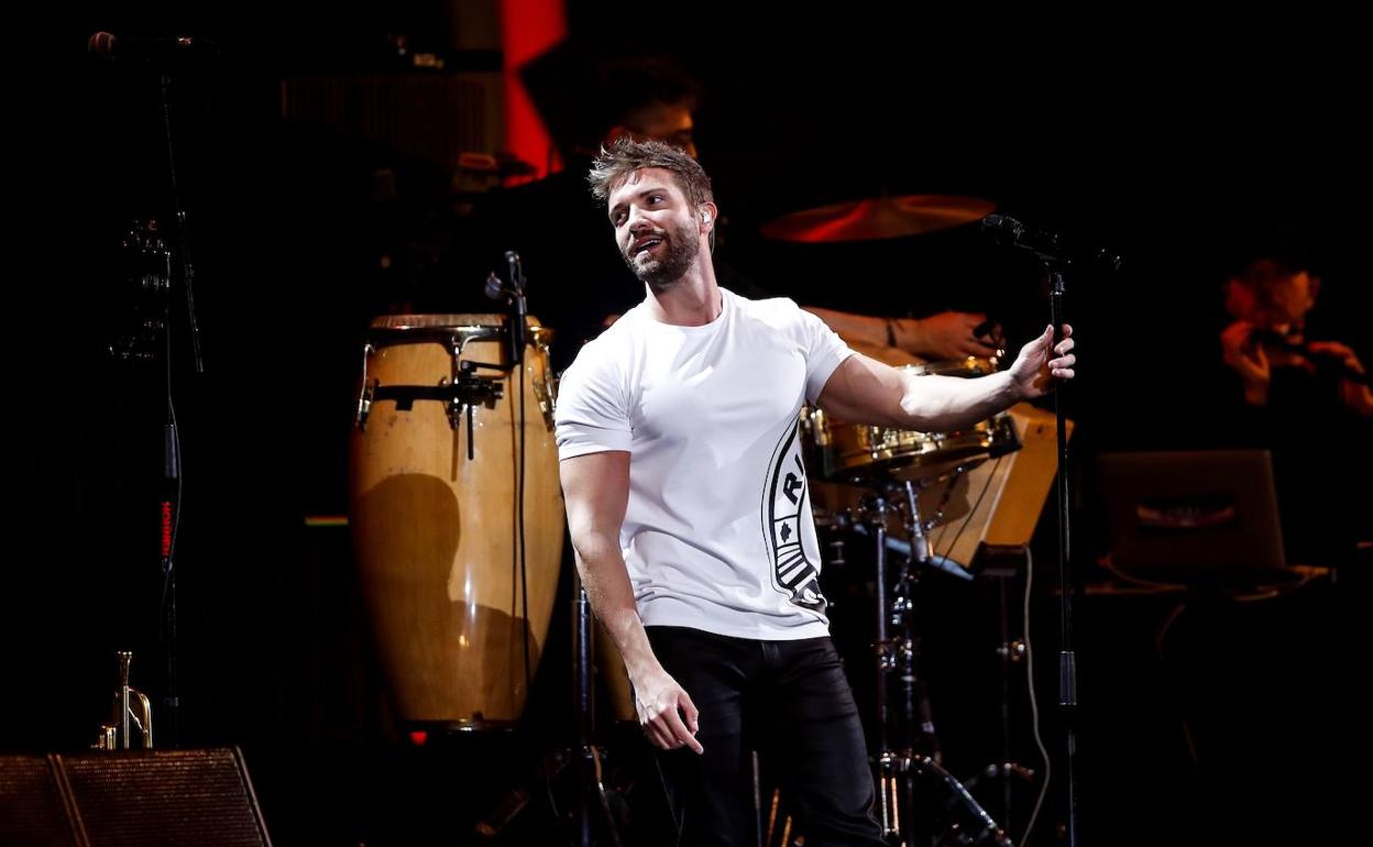 Pablo Alborán en concierto. 