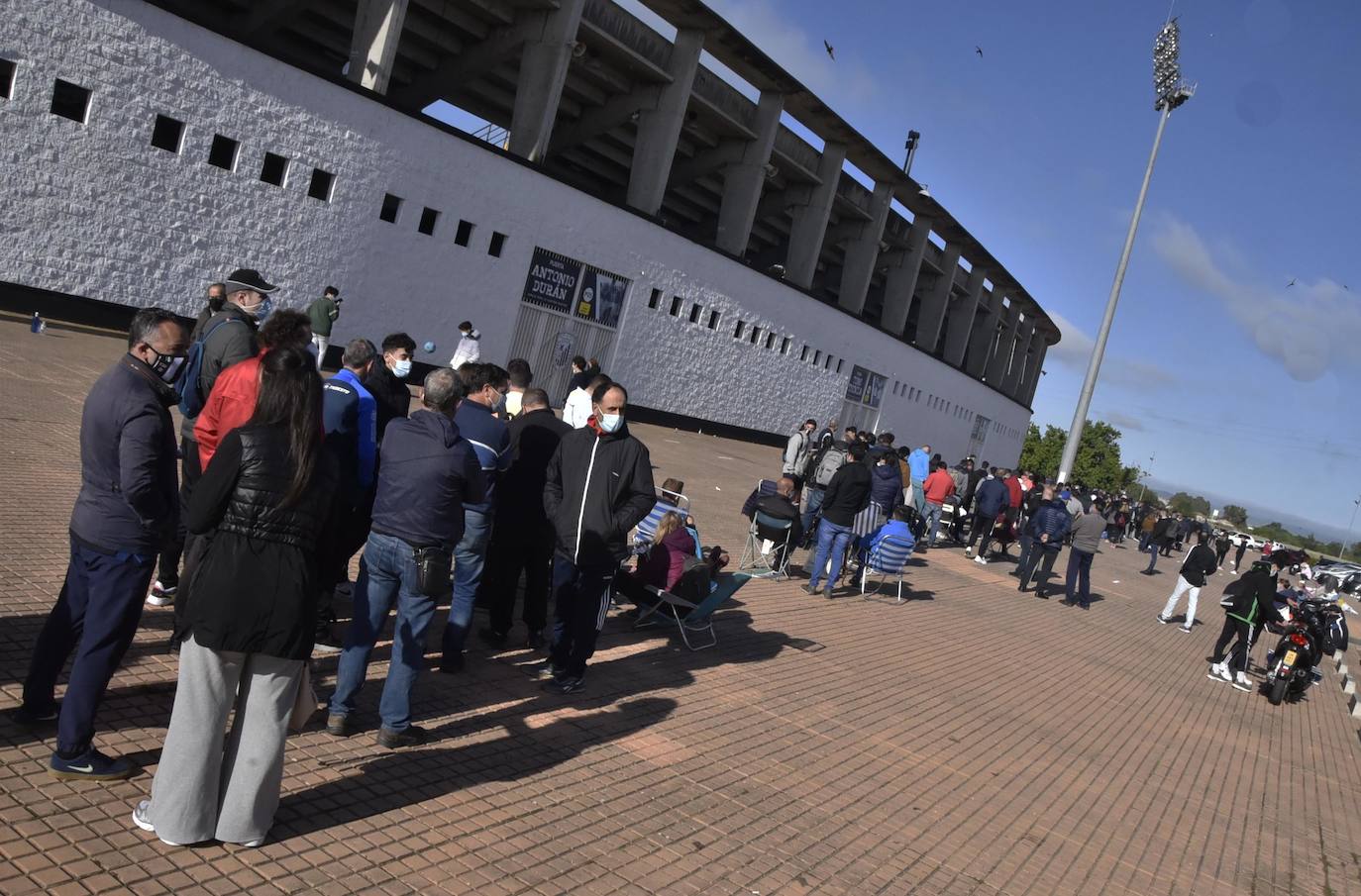 Pirmeras entradas del partido CD Badajoz- Zamora