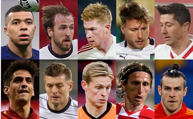 Las estrellas de la Eurocopa 2021: los mejores jugadores de cada selección