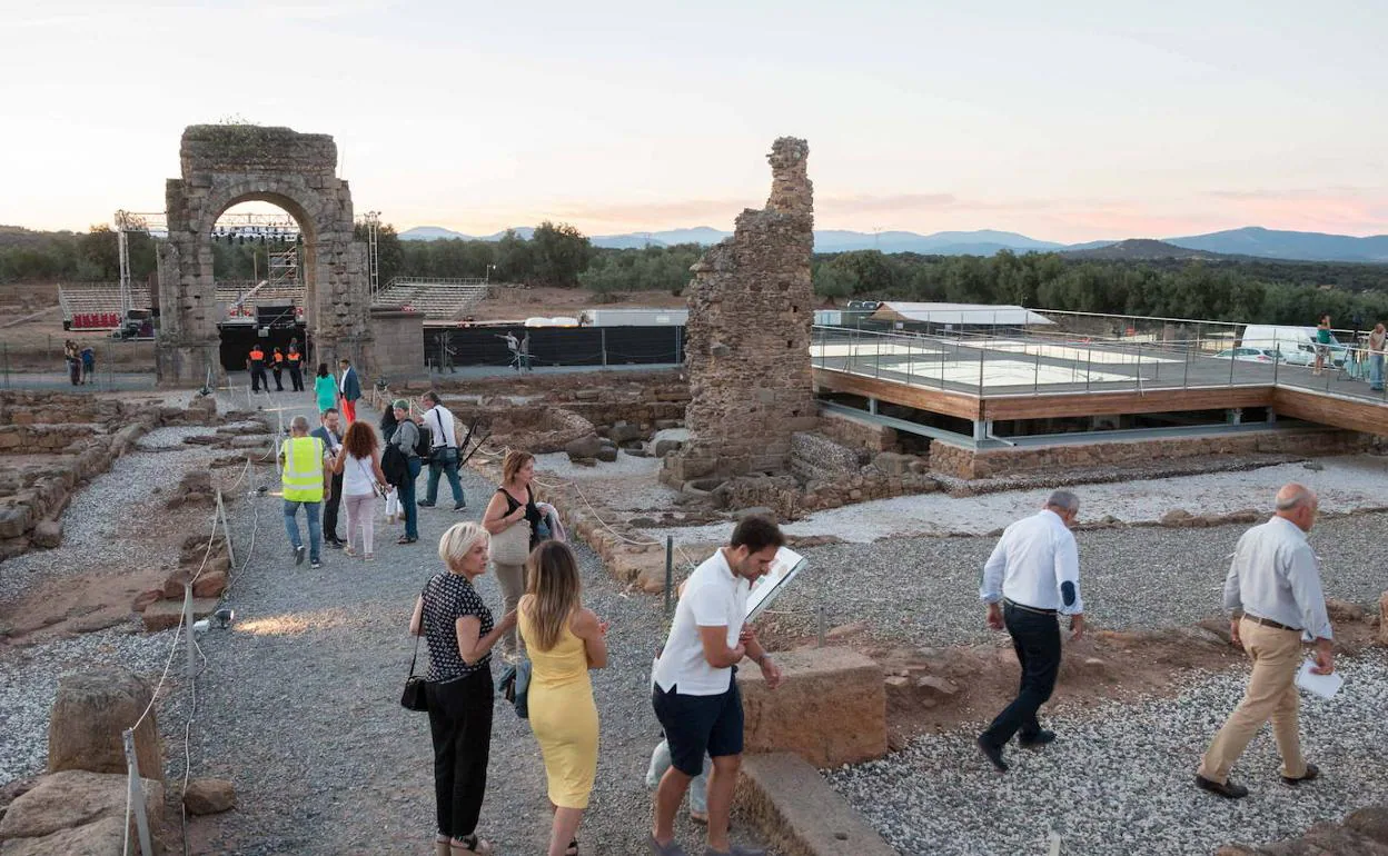 Yacimiento romano de Cáparra, al norte de la provincia de Cáceres. 